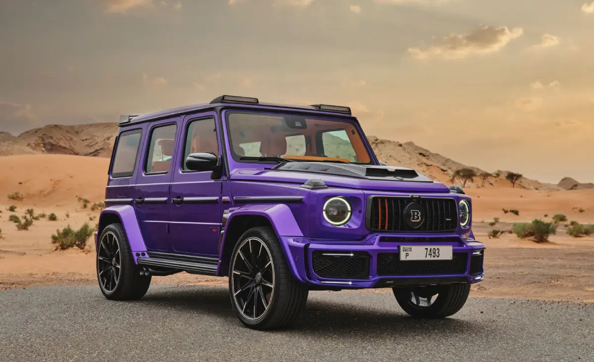 Rent Mercedes G63 Brabus kit in Dubai