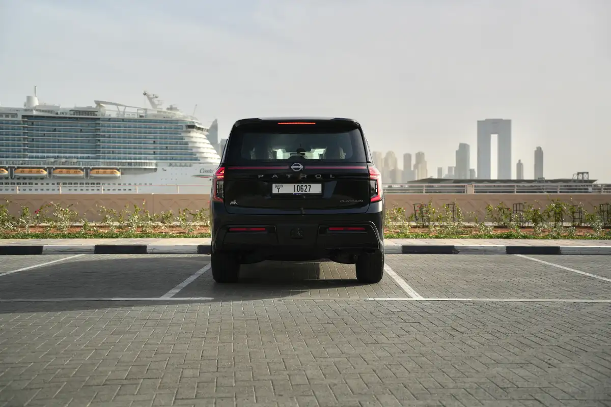Nissan Patrol Platinum V8 interior and exterior views - Image 4