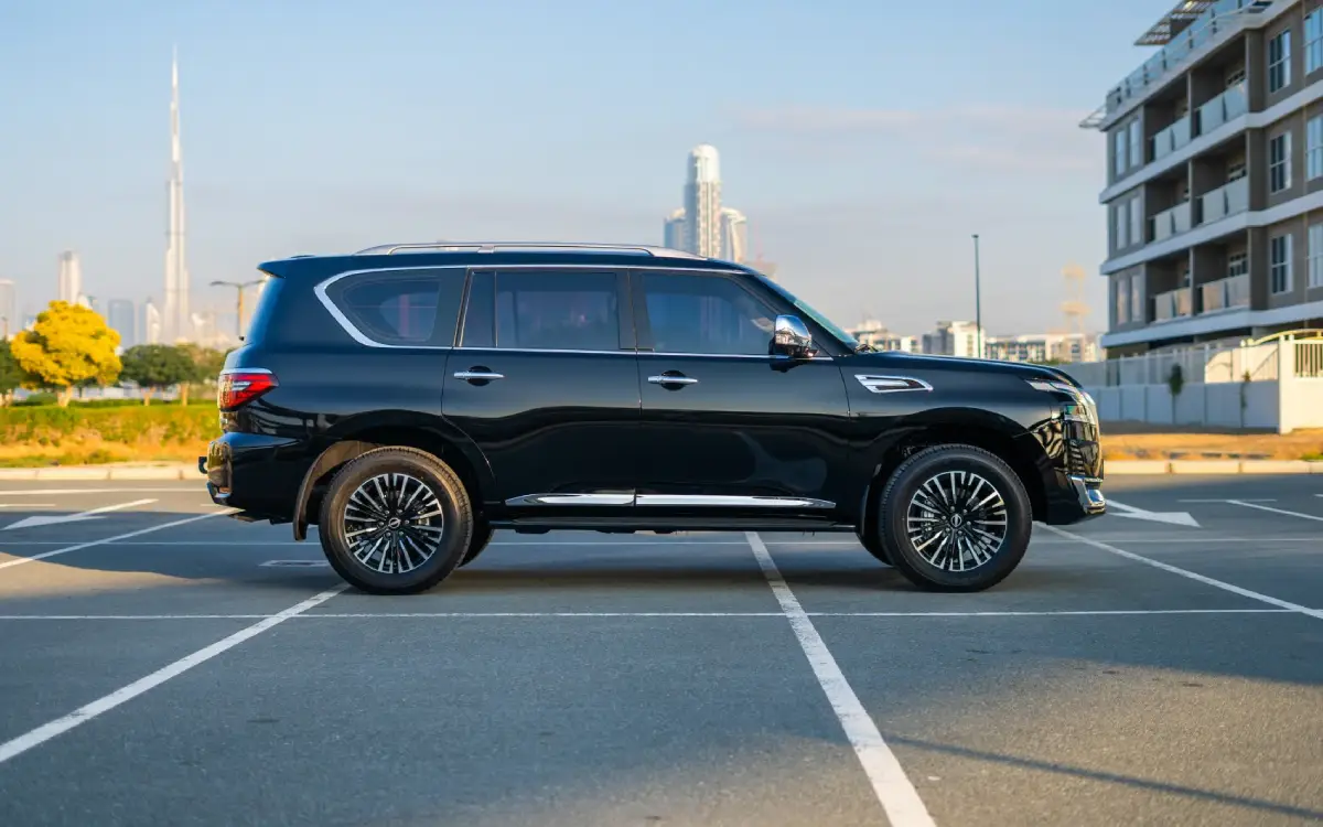 Nissan Patrol Platinum interior and exterior views - Image 2