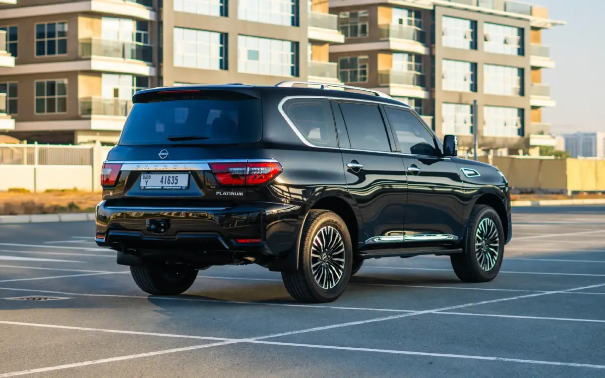 Nissan Patrol Platinum interior and exterior views - Image 3