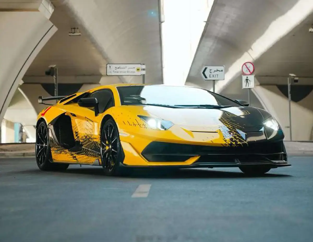 Rent Lamborghini Aventador SVJ in Dubai