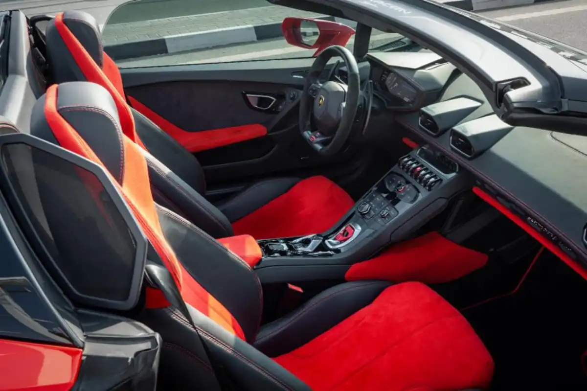 Lamborghini Huracan Spyder interior and exterior views - Image 4