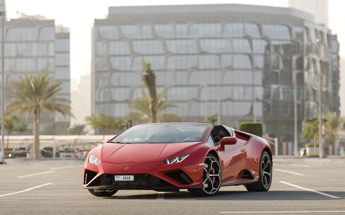 Rent Lamborghini Huracan Spider in Al Quoz Dubai